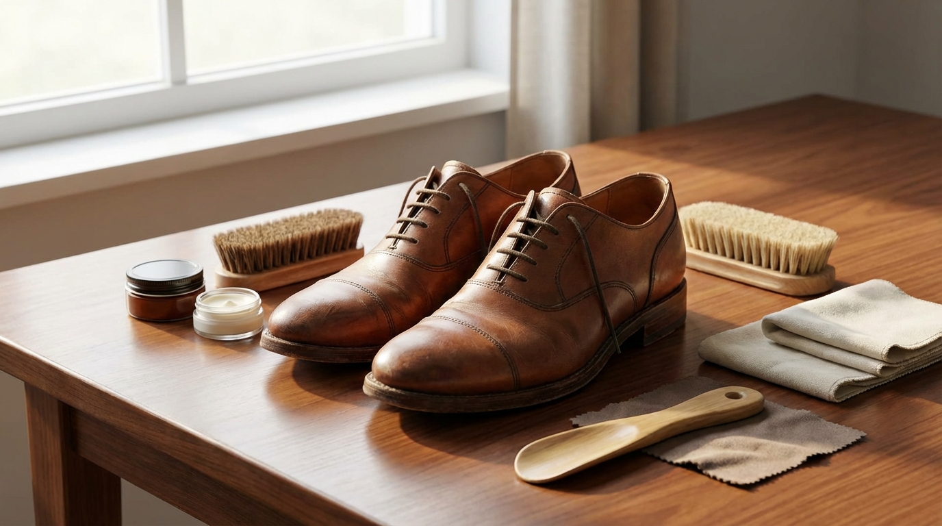 5分でできる革靴の基本手入れ手順