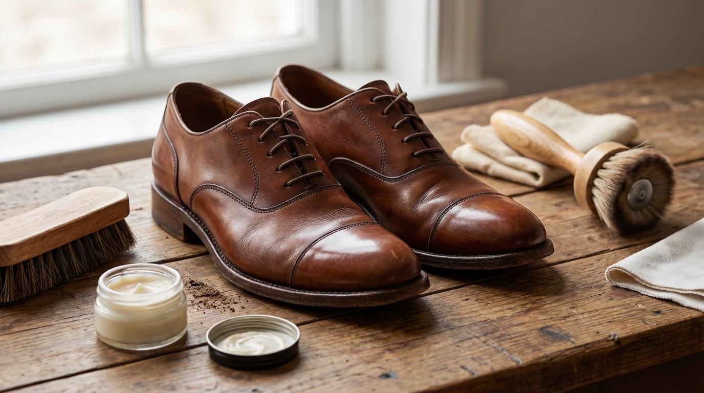 革靴の手入れは5ステップ・10分で完了【基本の流れ】