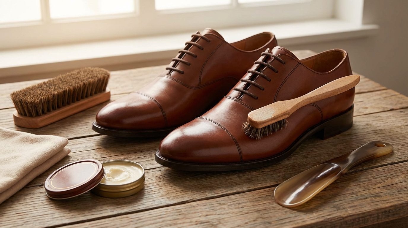【実践】革靴の手入れ方法を5ステップで解説