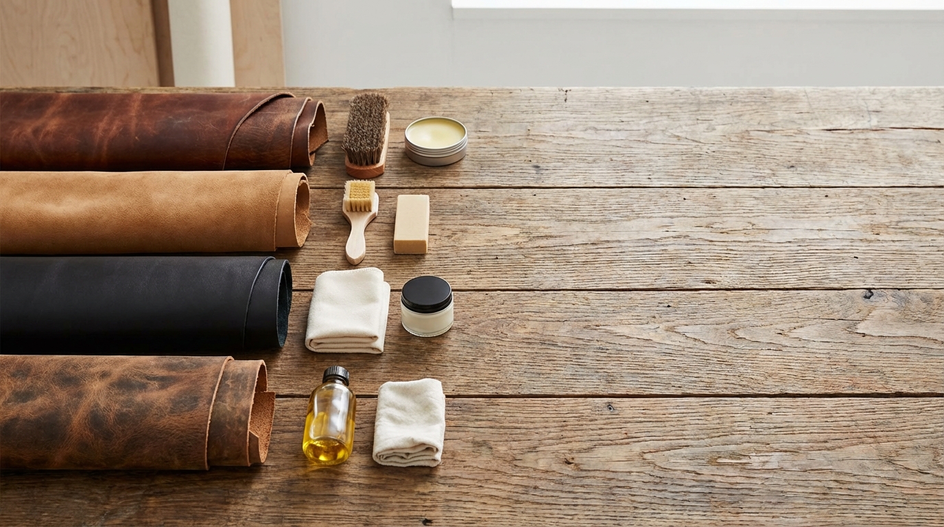 革の種類別|手入れ方法の違いと注意点