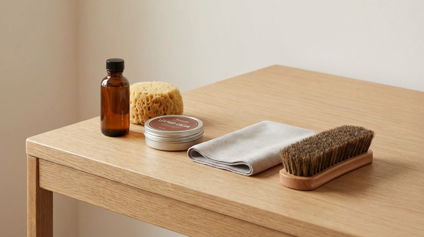 初心者が揃えるべき革製品の手入れ道具4点セット