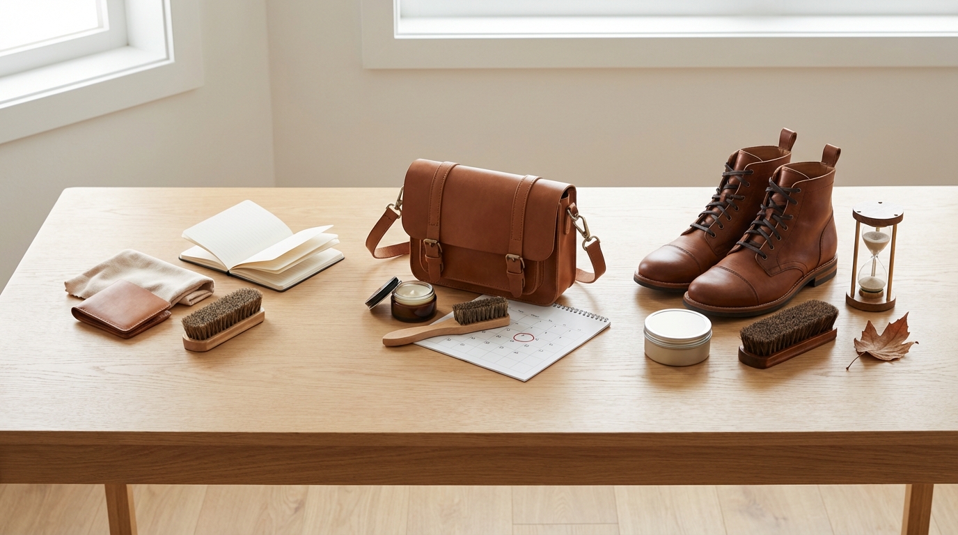 革製品の手入れ頻度の目安|毎日・月1回・季節ごとのスケジュール