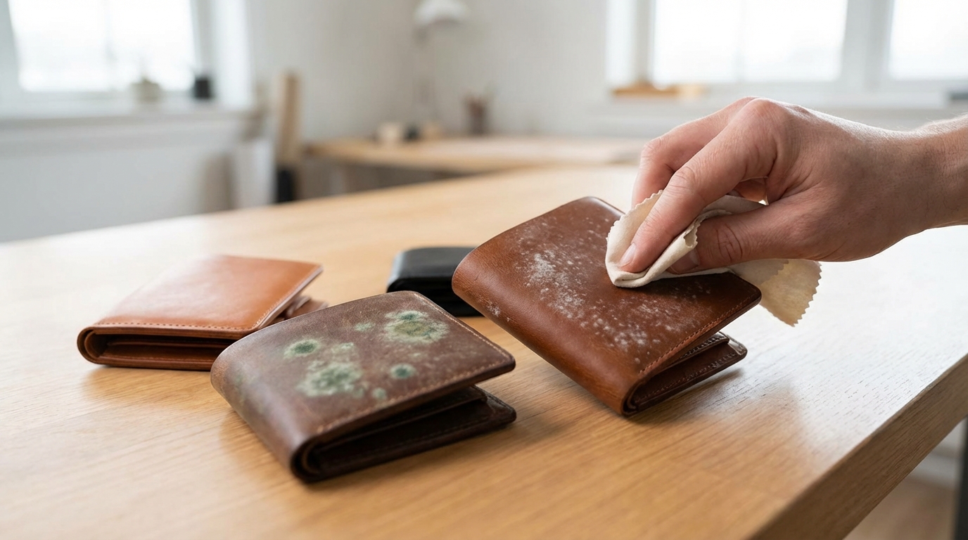 革財布のカビは自分で落とせる?症状レベル別の判断基準