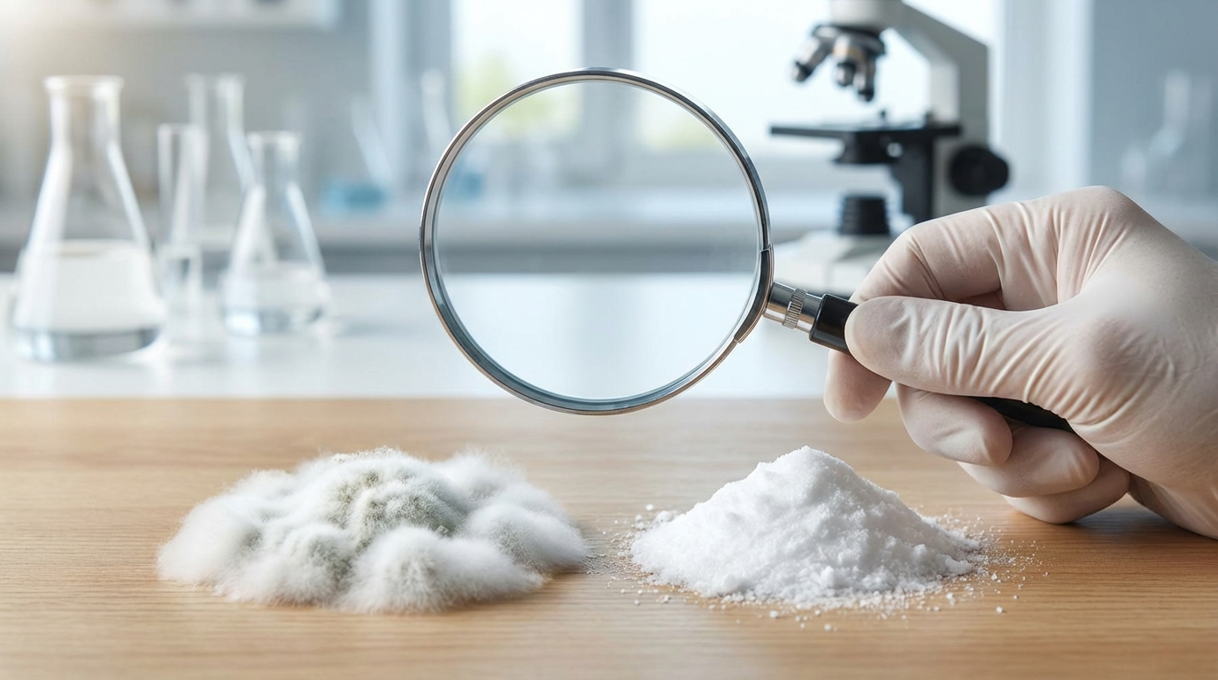 それ本当にカビ?白い粉の正体を見分ける方法