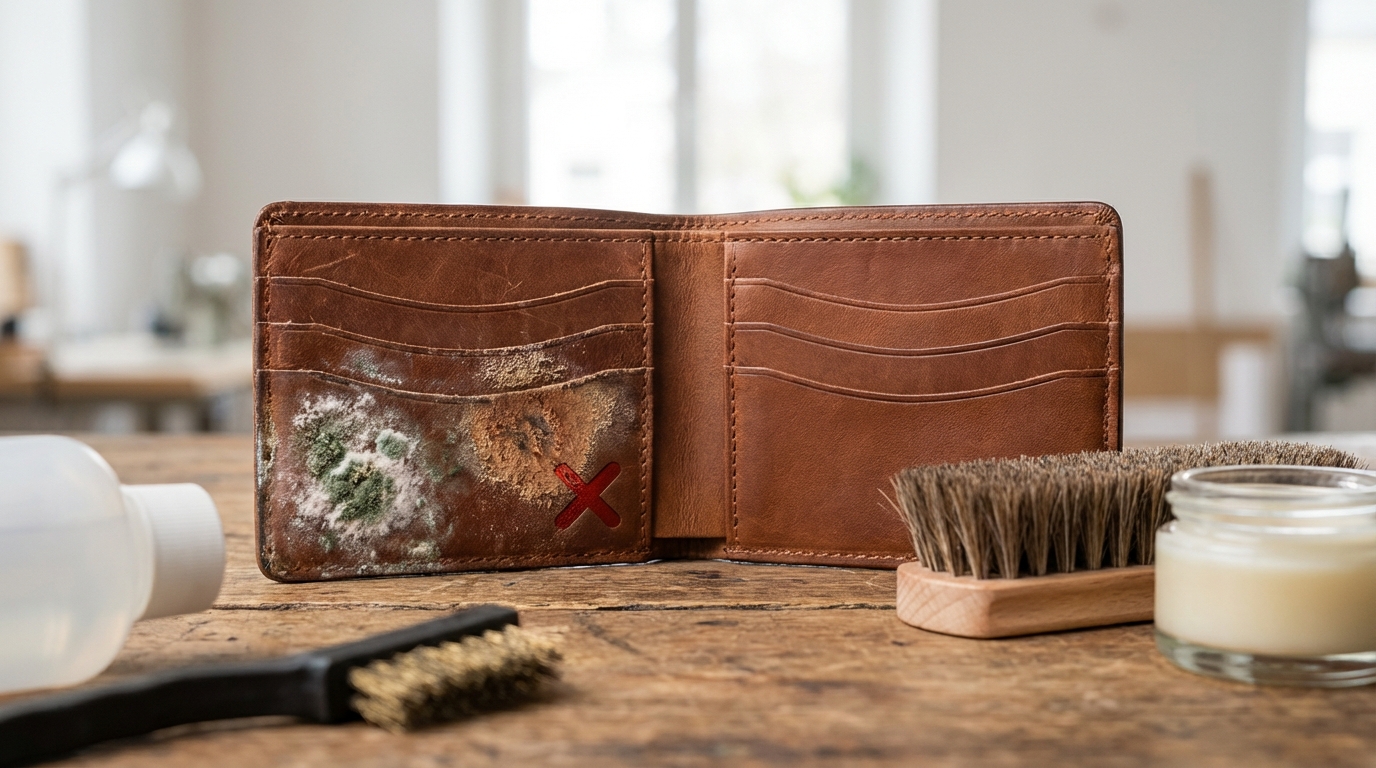革財布のカビ取りで絶対やってはいけないNG行動