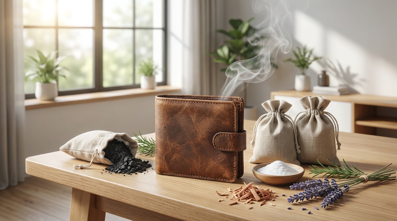 革財布のカビ臭い匂いを消す方法