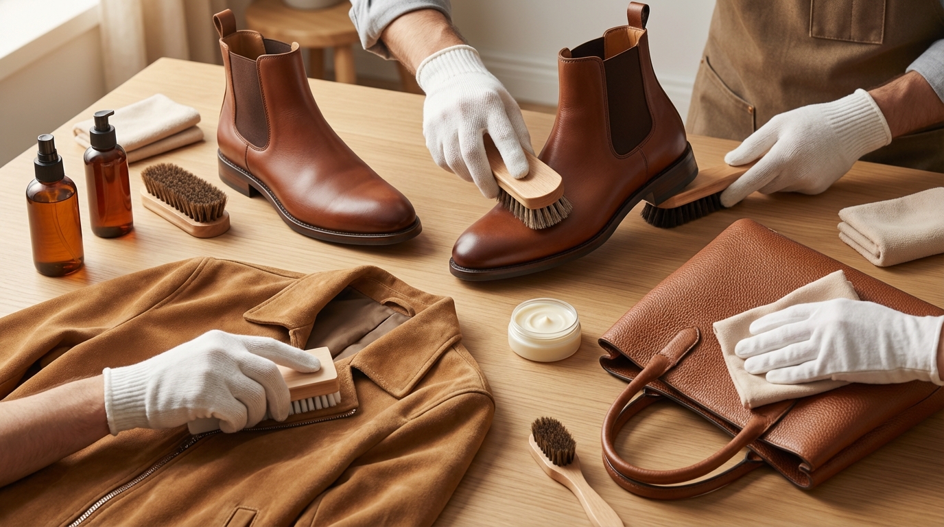 【革の種類別】汚れ落としで気をつけるポイント