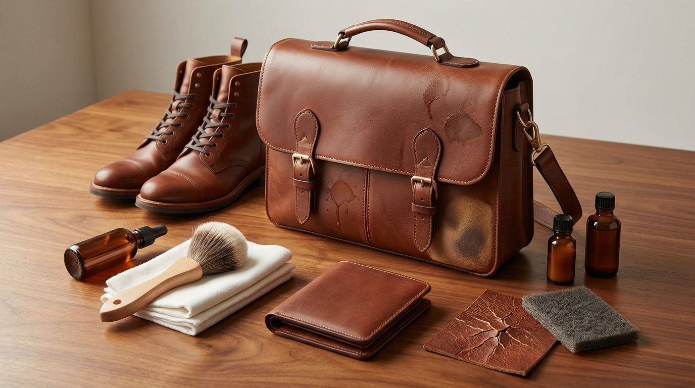 革製品の汚れ落としでやってはいけないNG行為5選