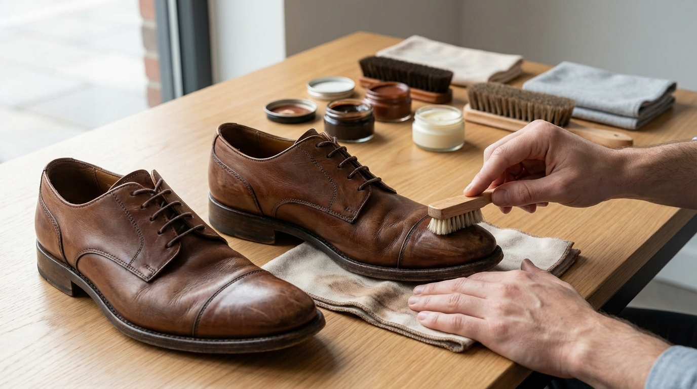 【今すぐできる】革靴の傷を目立たなくする応急処置3ステップ
