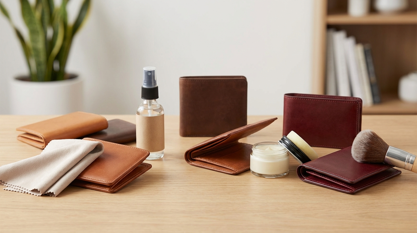 水洗いより安全！革財布の汚れを落とす3つの代替方法