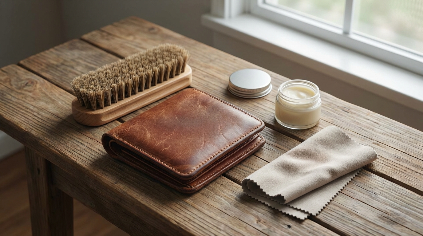 革財布の寿命を延ばす基本メンテナンス3ステップ
