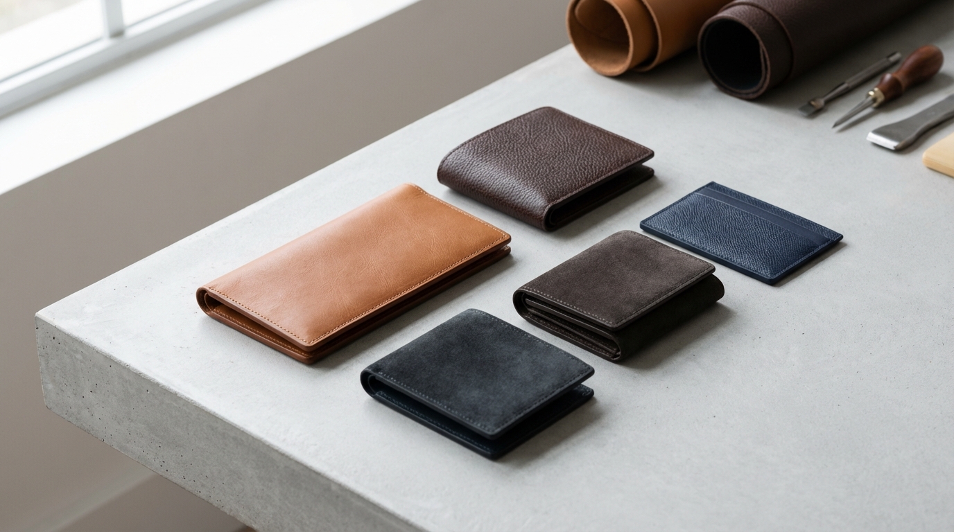 革財布の種類は「形状」と「素材」の2軸で選ぶのが正解
