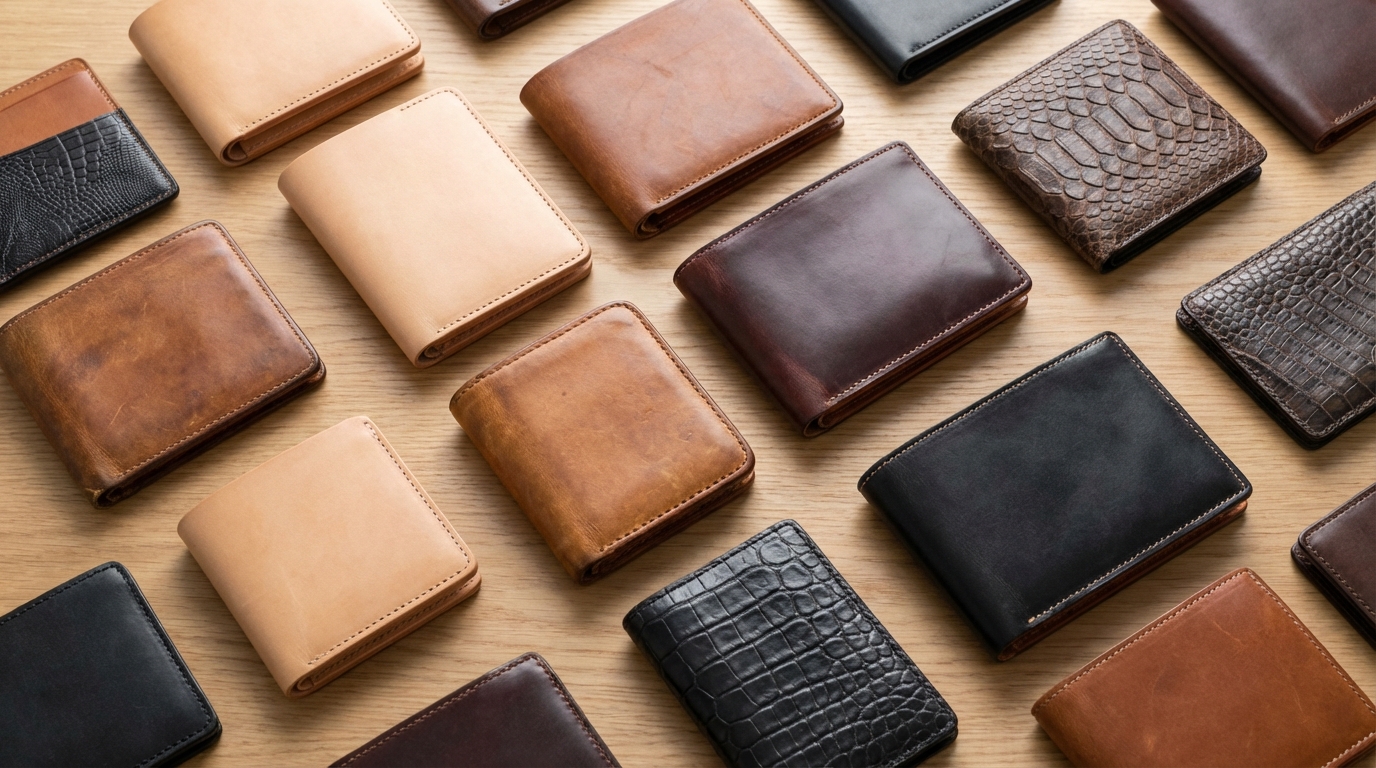 【素材別】革財布に使われる革の種類8タイプ|経年変化と特徴
