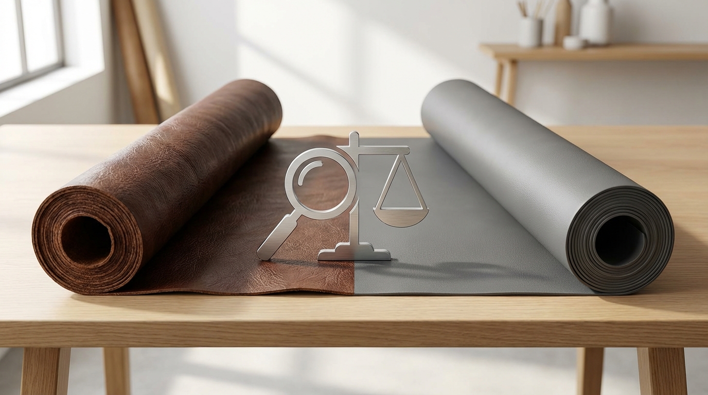 合皮生地のメリット・デメリット｜本革との比較