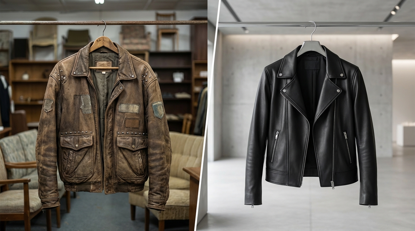 ダサい革ジャン vs おしゃれな革ジャン|決定的な違いを比較