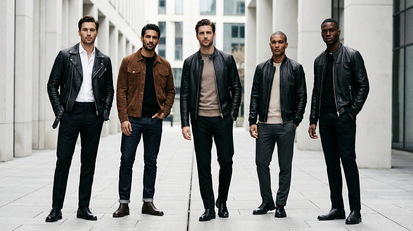 革ジャンをダサく見せない5つの着こなし鉄則