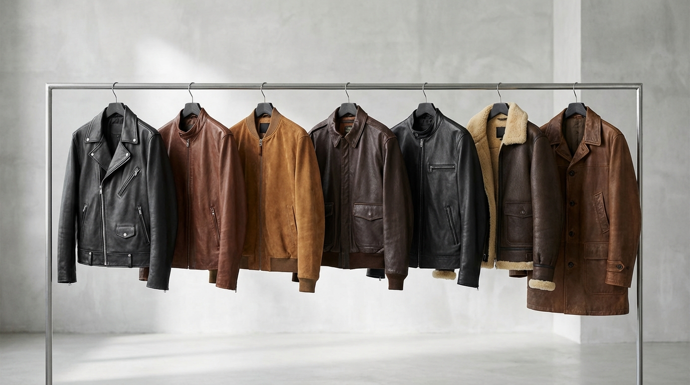 革ジャンは全部で7種類|まずは一覧表でチェック