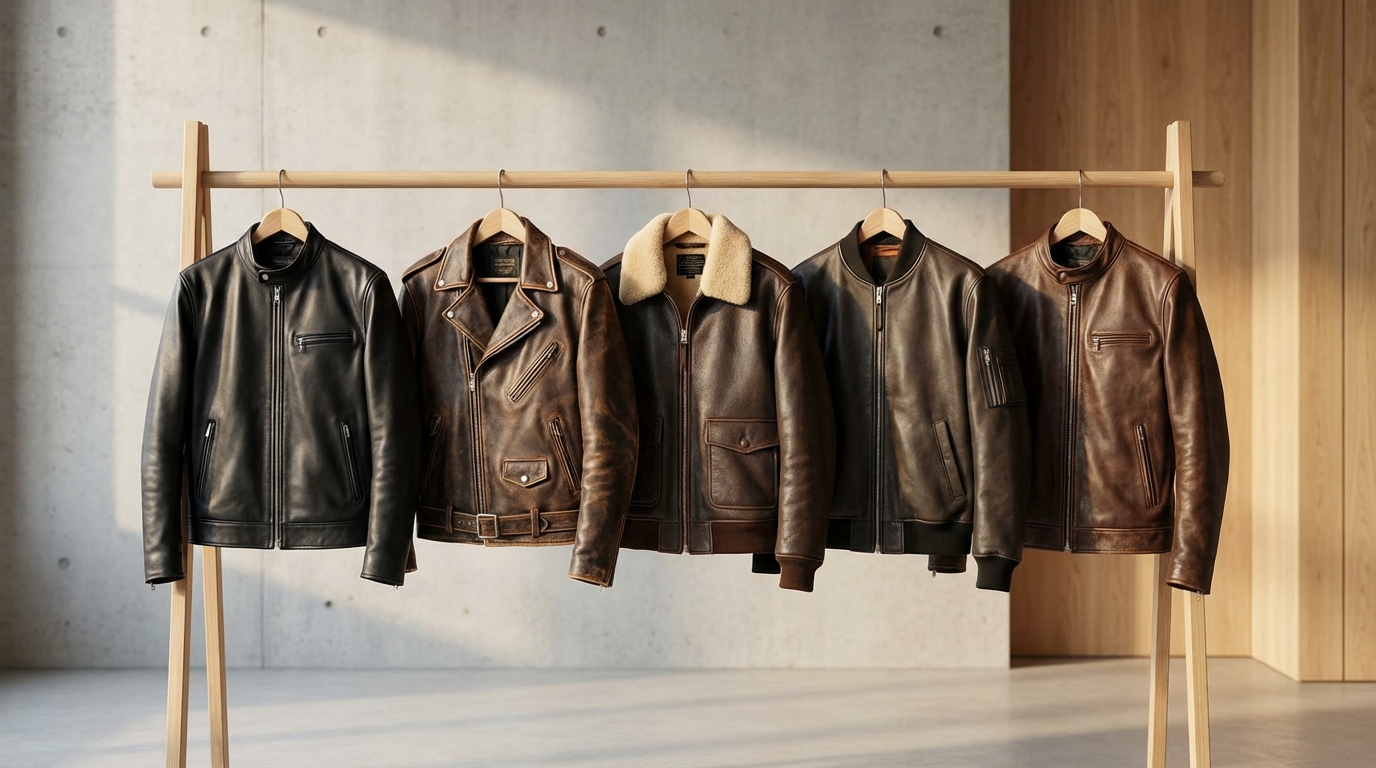 革ジャンの種類別比較表|特徴・印象・おすすめ度まとめ