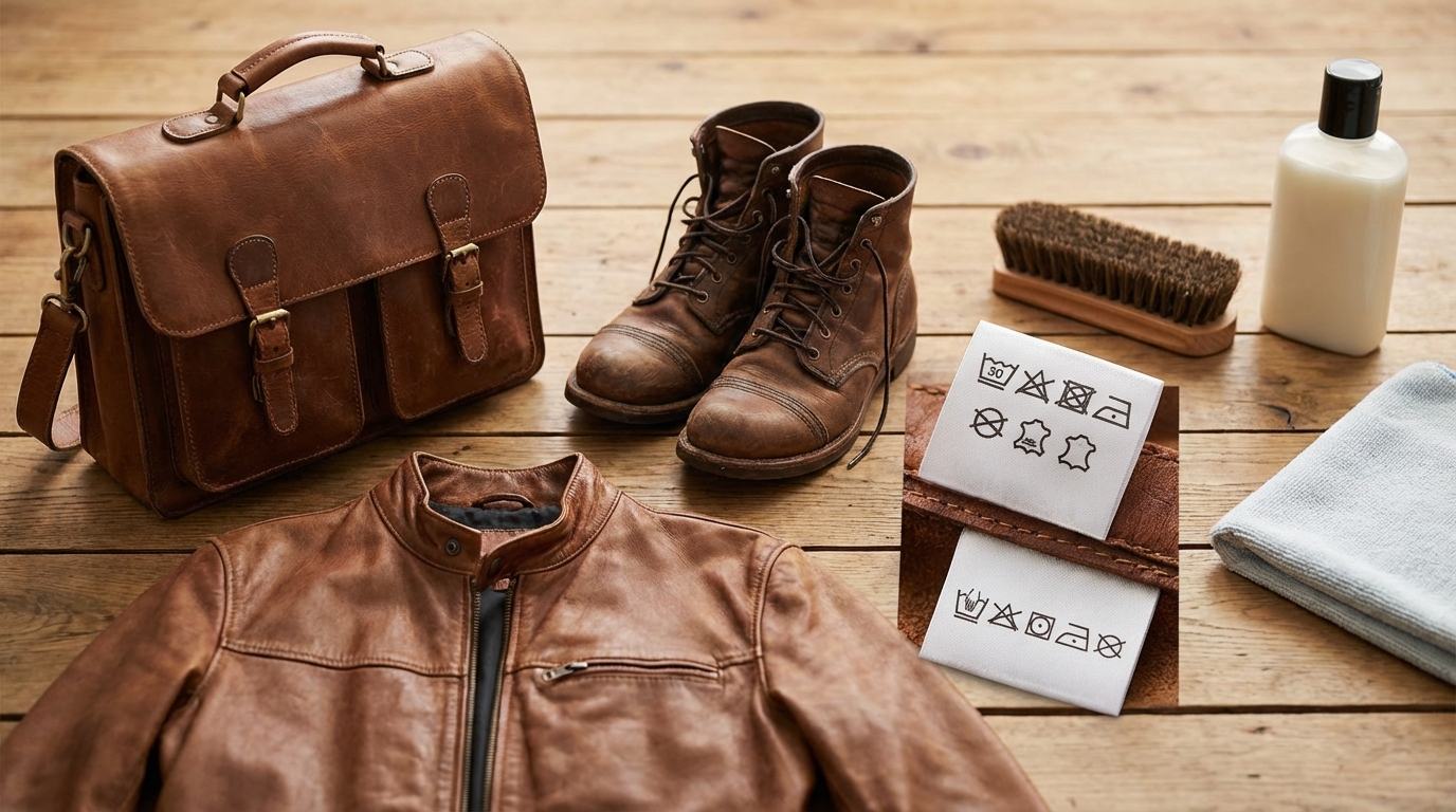 二度と失敗しない！革製品の洗濯表示の見方と予防策