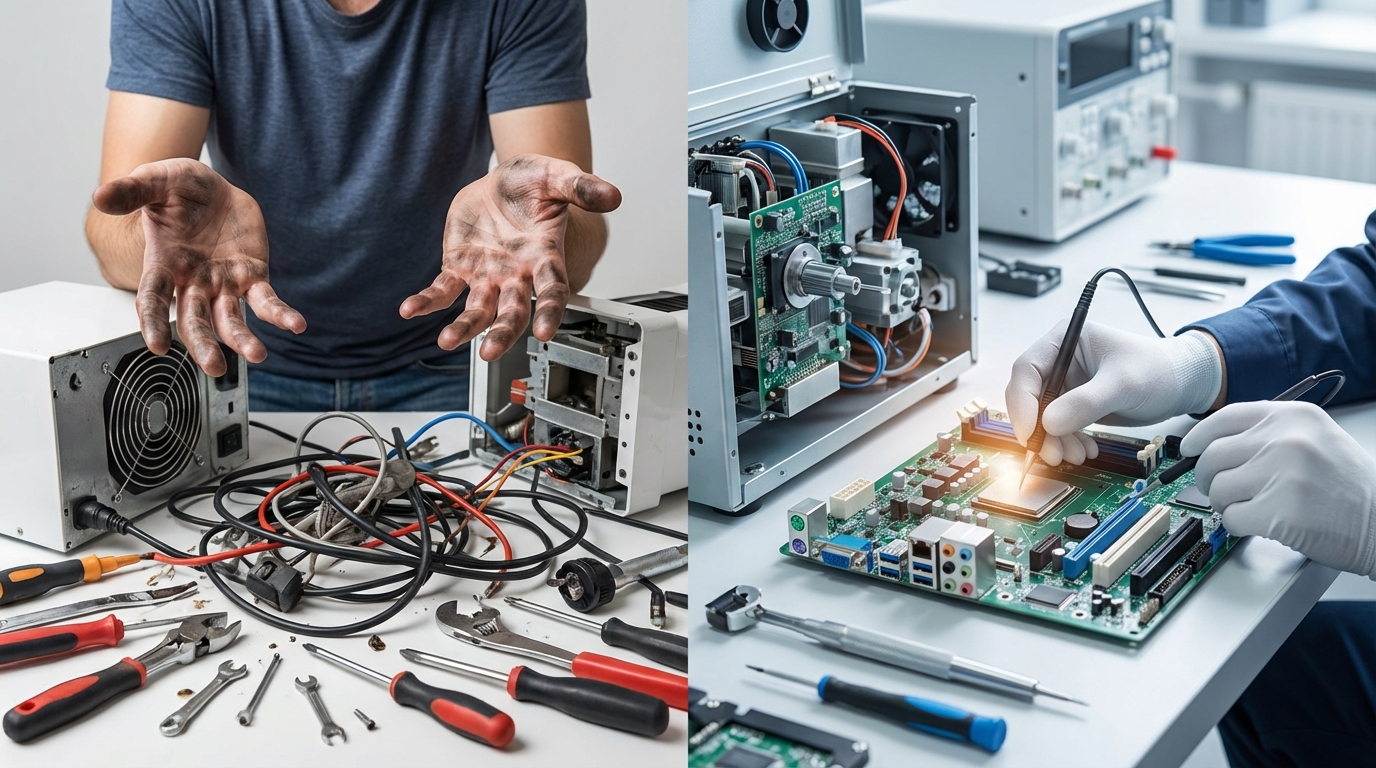 自分で直せない場合は業者への依頼も検討しよう