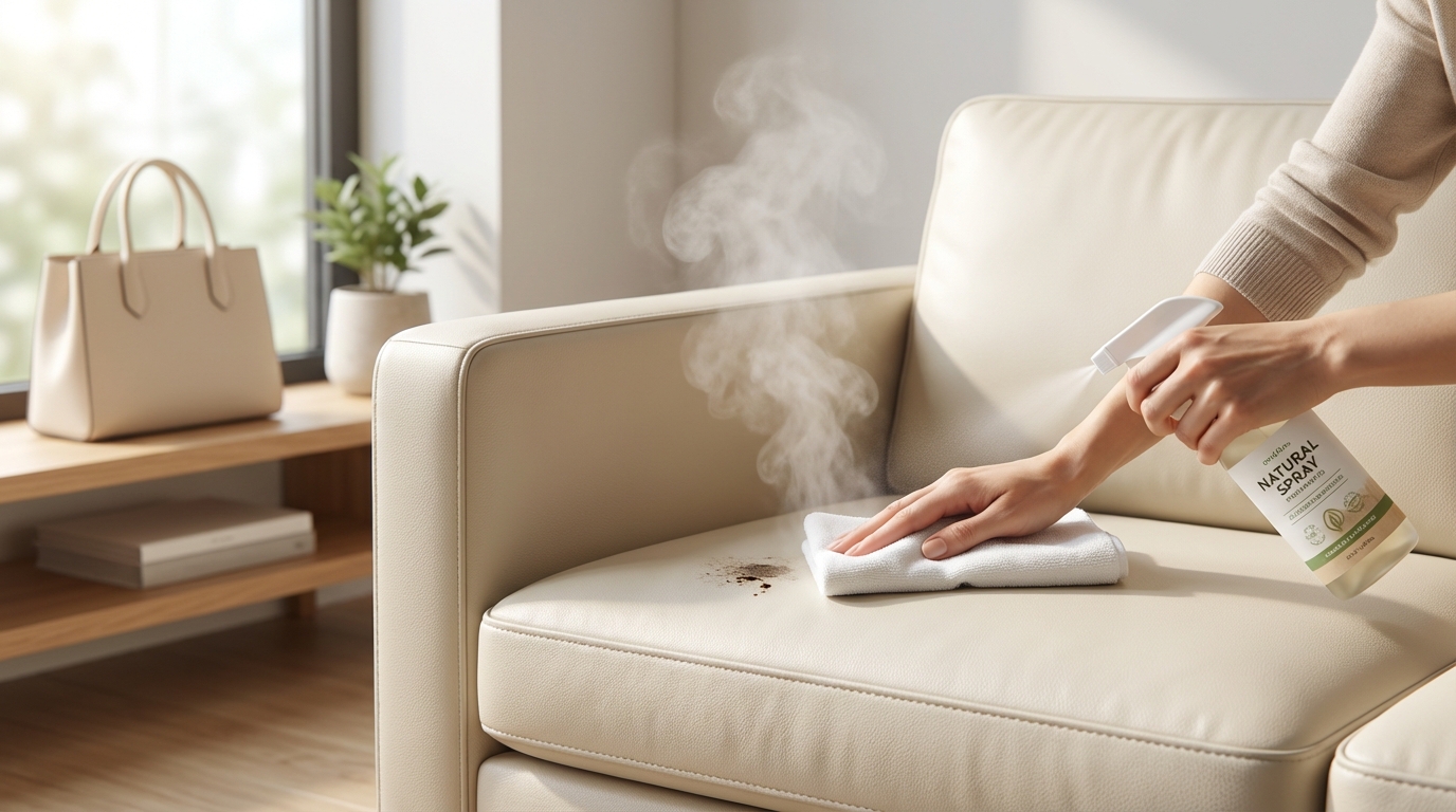 合皮の汚れ・臭いを落とす部分ケアテクニック