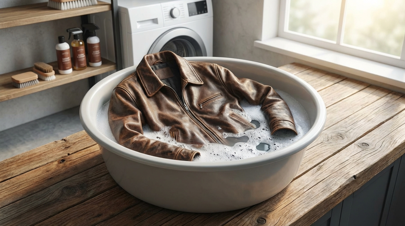 革ジャンは自宅で洗える?【結論:条件付きでOK】