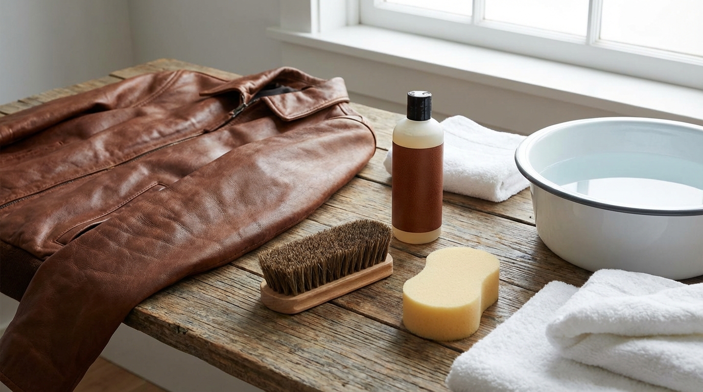 【準備編】革ジャンの洗い方に必要な道具リスト