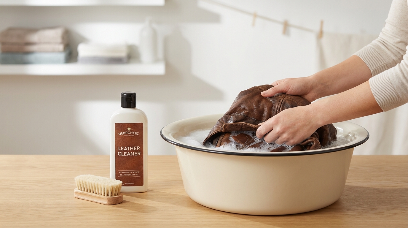 【実践】革ジャンの洗い方7ステップ|失敗しない手順