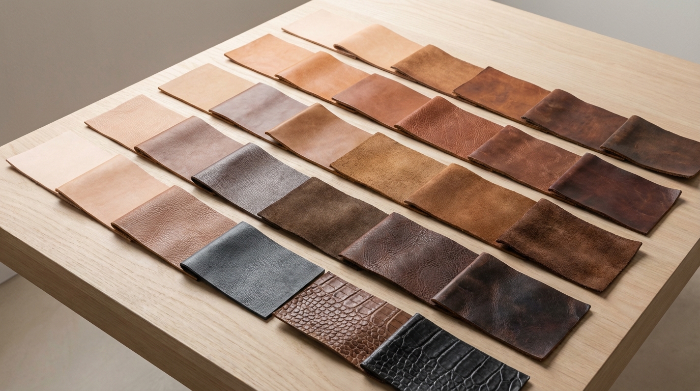 【革の種類別】経年変化の特徴と変化スピード比較