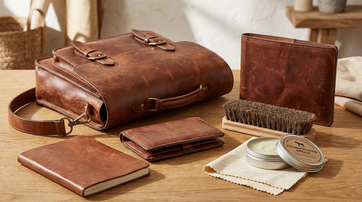革製品の経年変化を美しく育てる3つのケアポイント