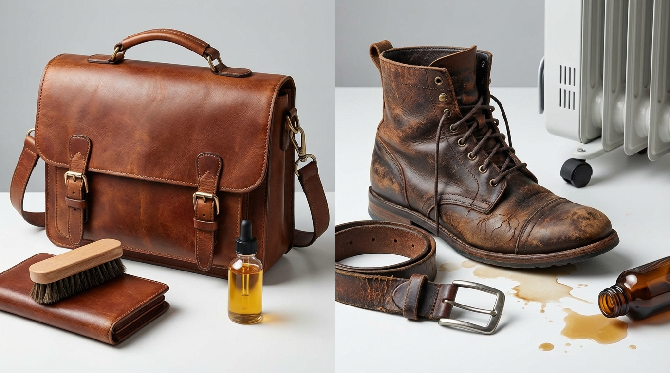 革製品の経年変化を台無しにするNG行為5選