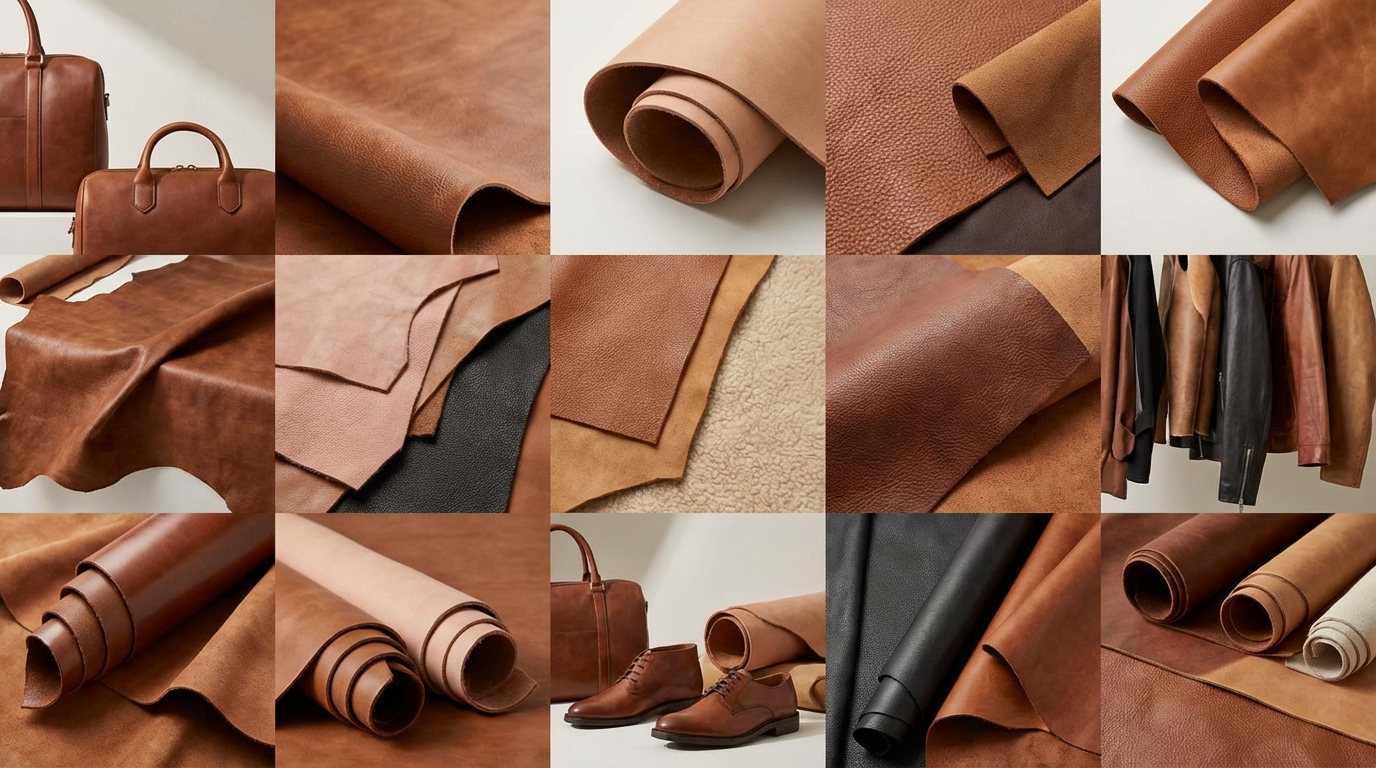 本革の種類と特徴｜牛・豚・羊・馬・山羊革の違い