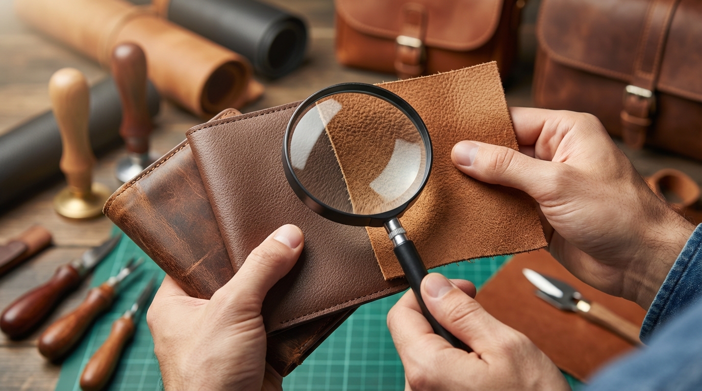 本革か合皮か見分けがつかないときの対処法