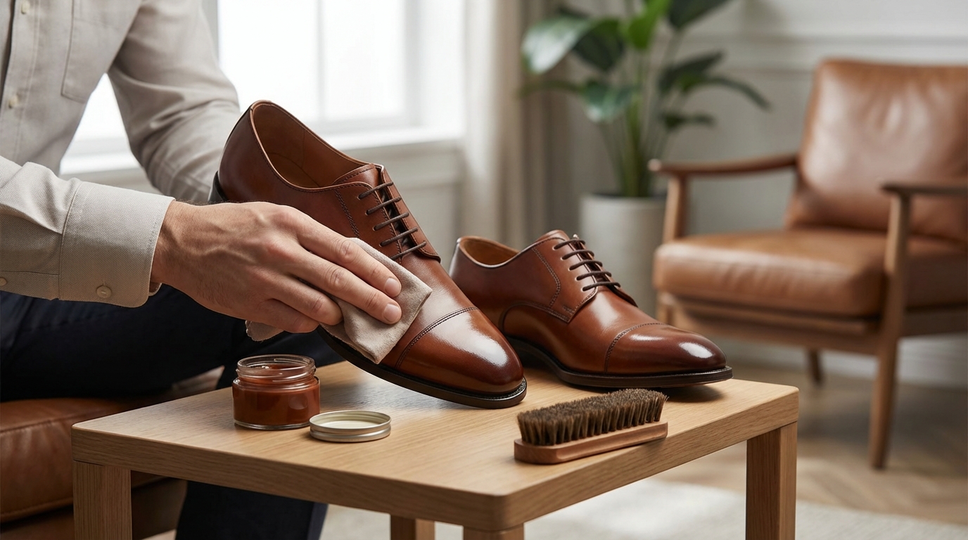 【結論】革製品の磨きは月1回・5分でツヤが復活する