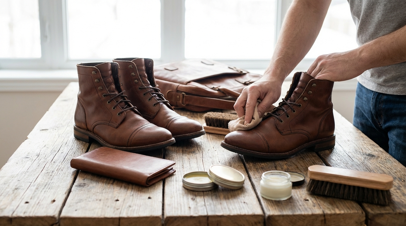 【実践】革製品の磨き方7ステップ