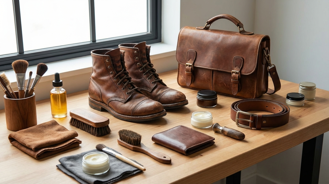 アイテム別|革製品の磨き方と注意点