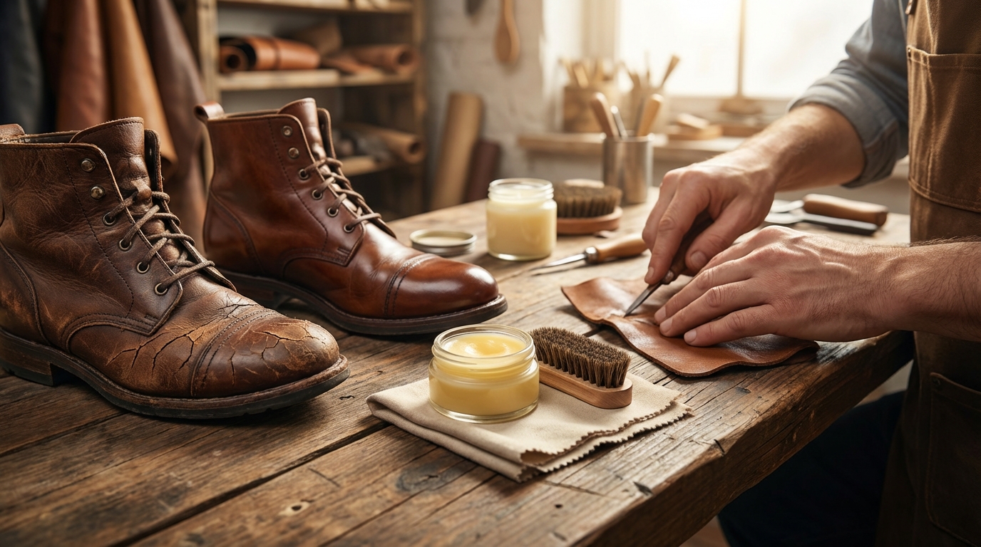 【実践】革製品のひび割れ補修手順｜4ステップで解説