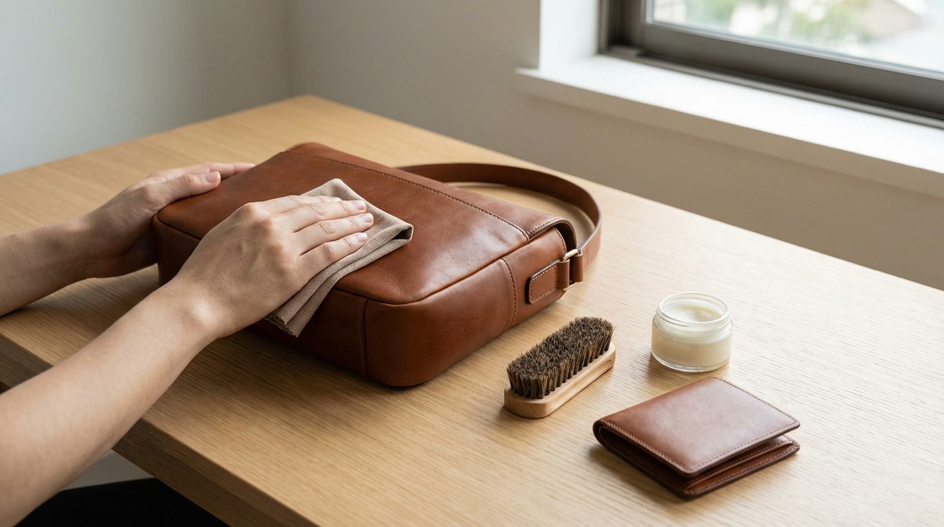 革製品の黒ずみを予防する日常ケア3つの習慣