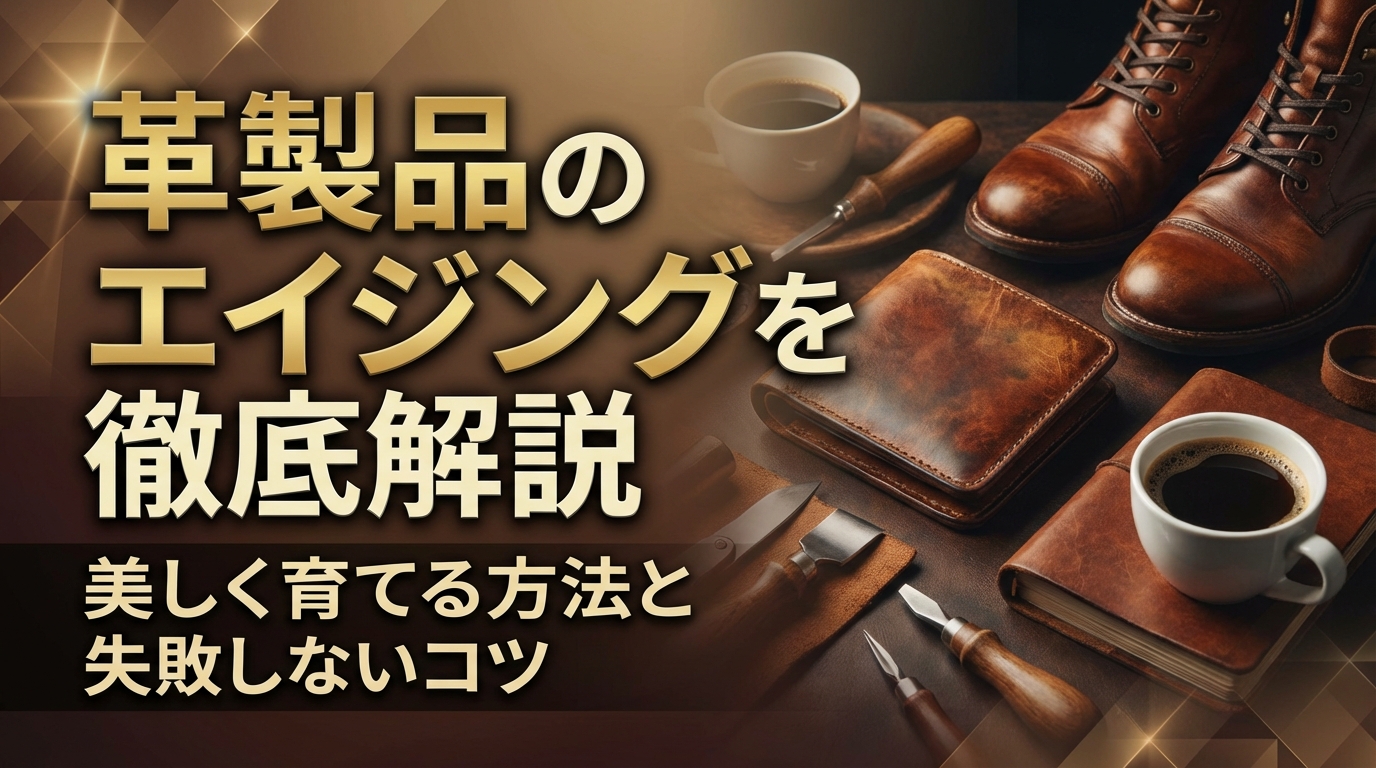 革製品のエイジングを徹底解説｜美しく育てる方法と失敗しないコツ