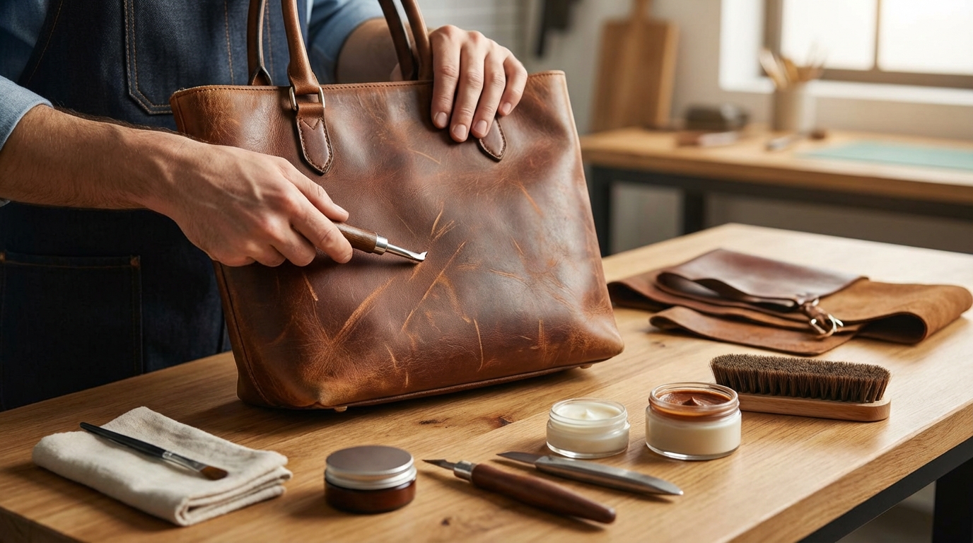 革製品の傷は自分で直せる?補修できる傷・できない傷の見極め方