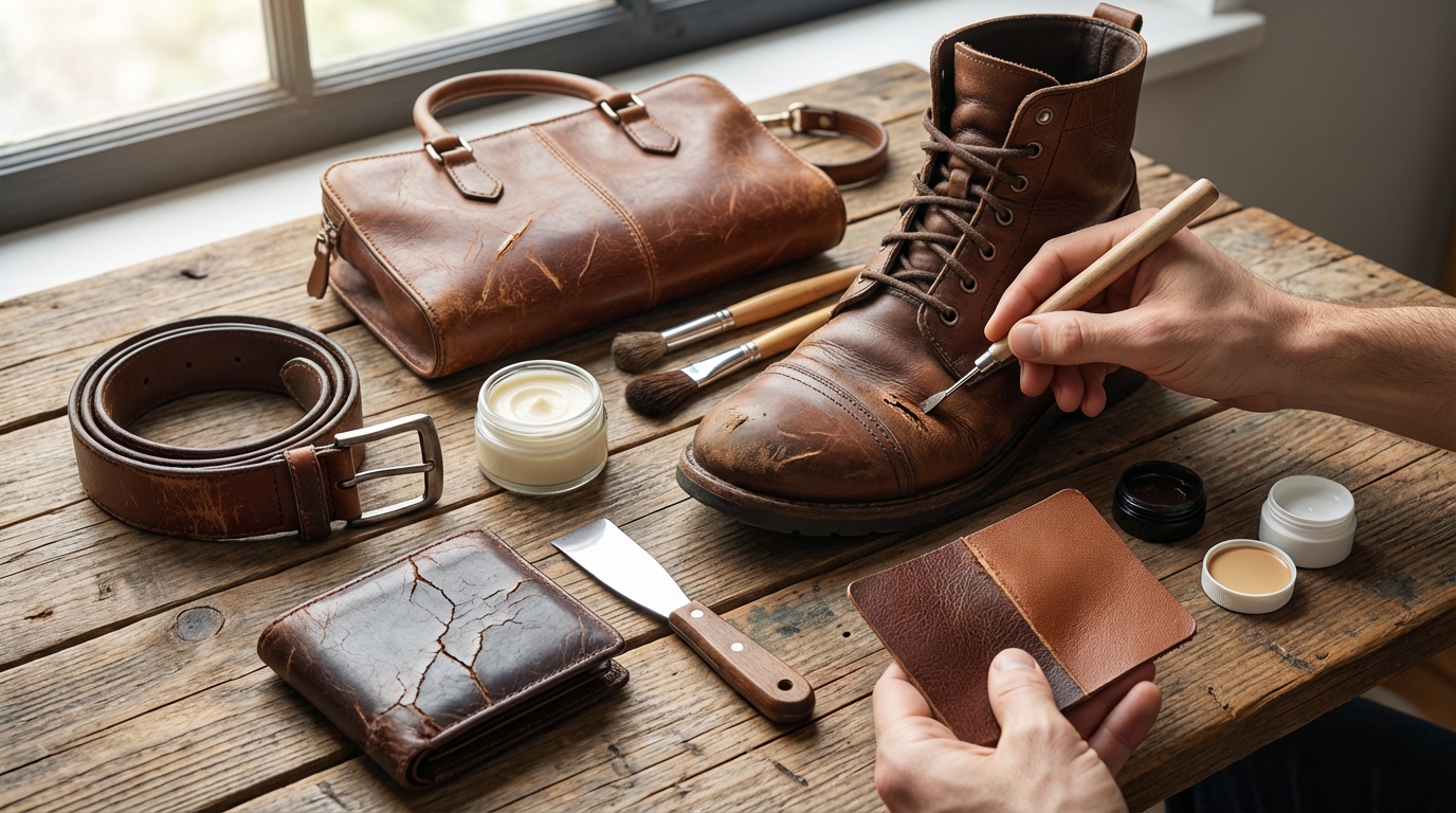 【傷の種類別】革製品の補修方法を徹底解説