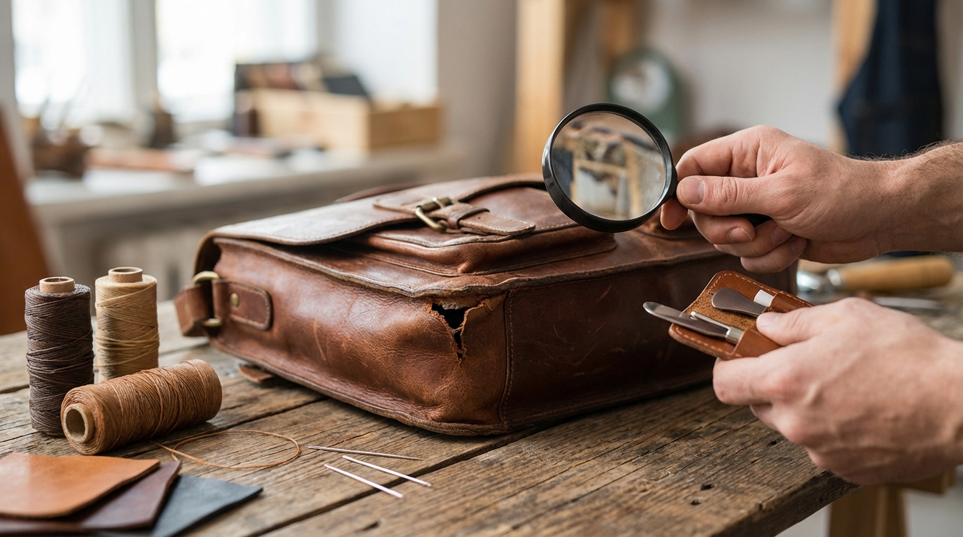 まず確認｜革製品の破れは本当に修理できる？3つのチェックポイント