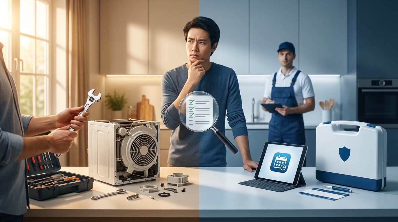 自分で直すか業者に頼むか｜判断基準と5つの注意ケース