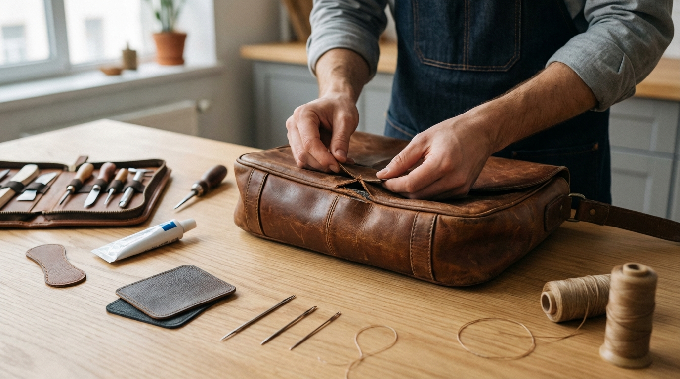 【自分で直す】革製品の破れ修理6ステップ｜初心者向け完全ガイド