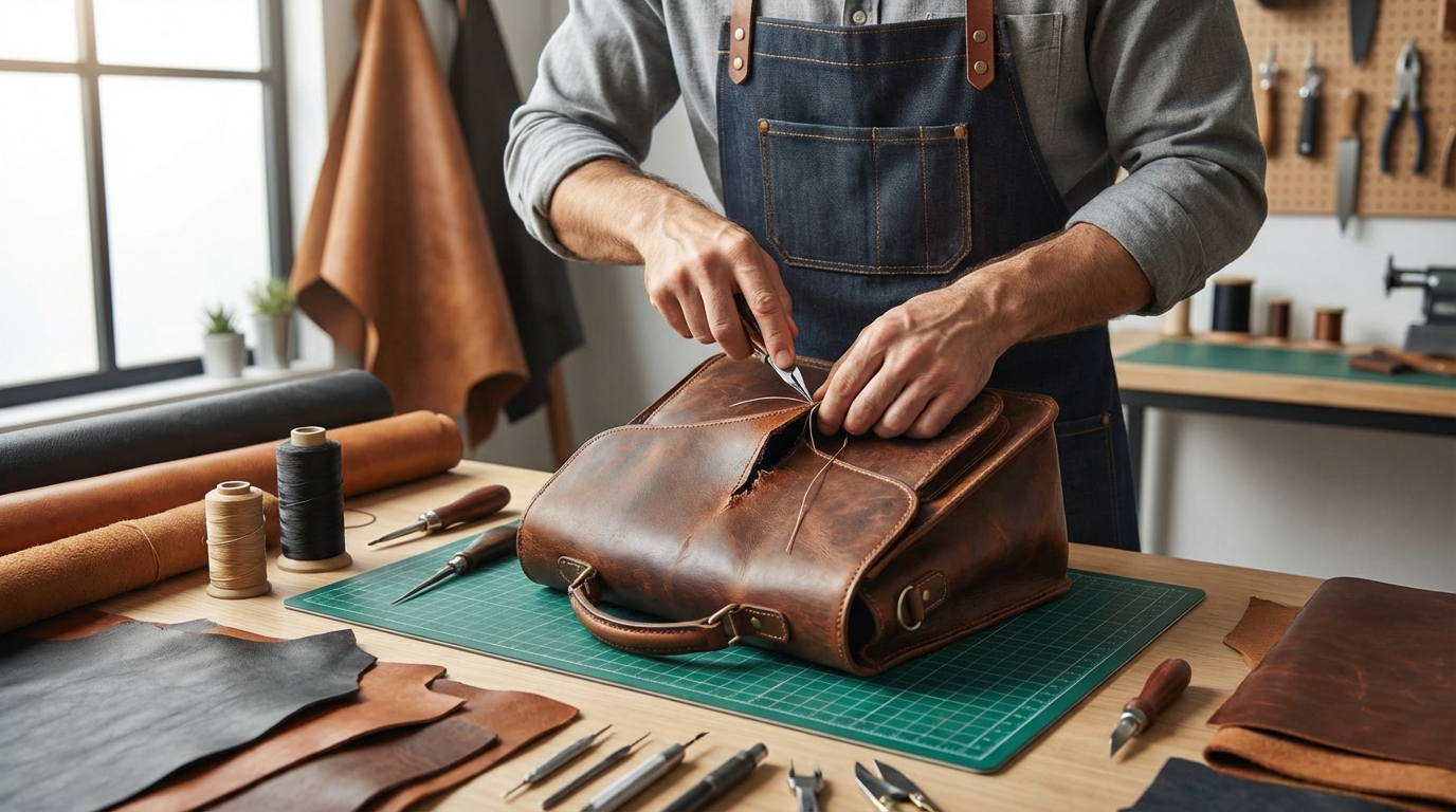 【プロに依頼】革製品の破れ修理業者の選び方と費用相場