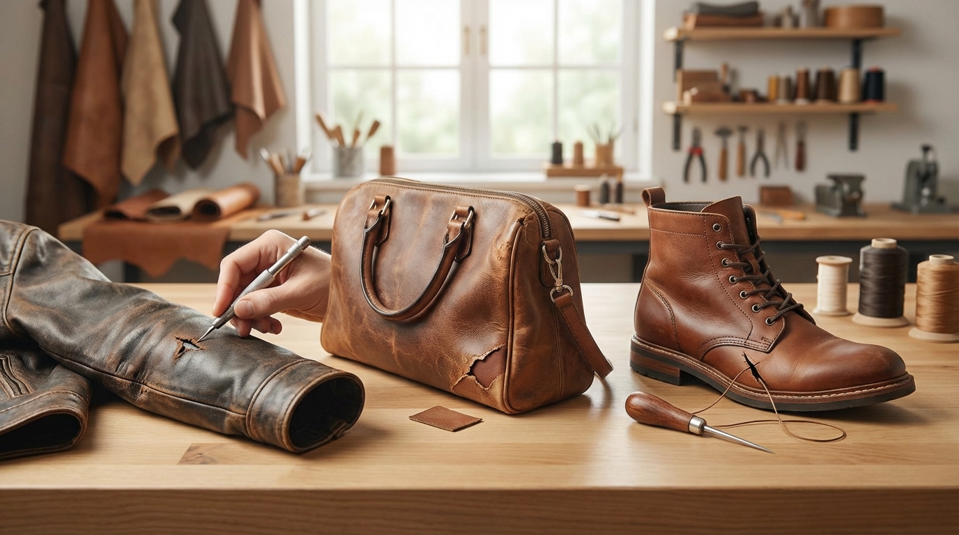 【製品別】革製品の破れ修理ワンポイントアドバイス