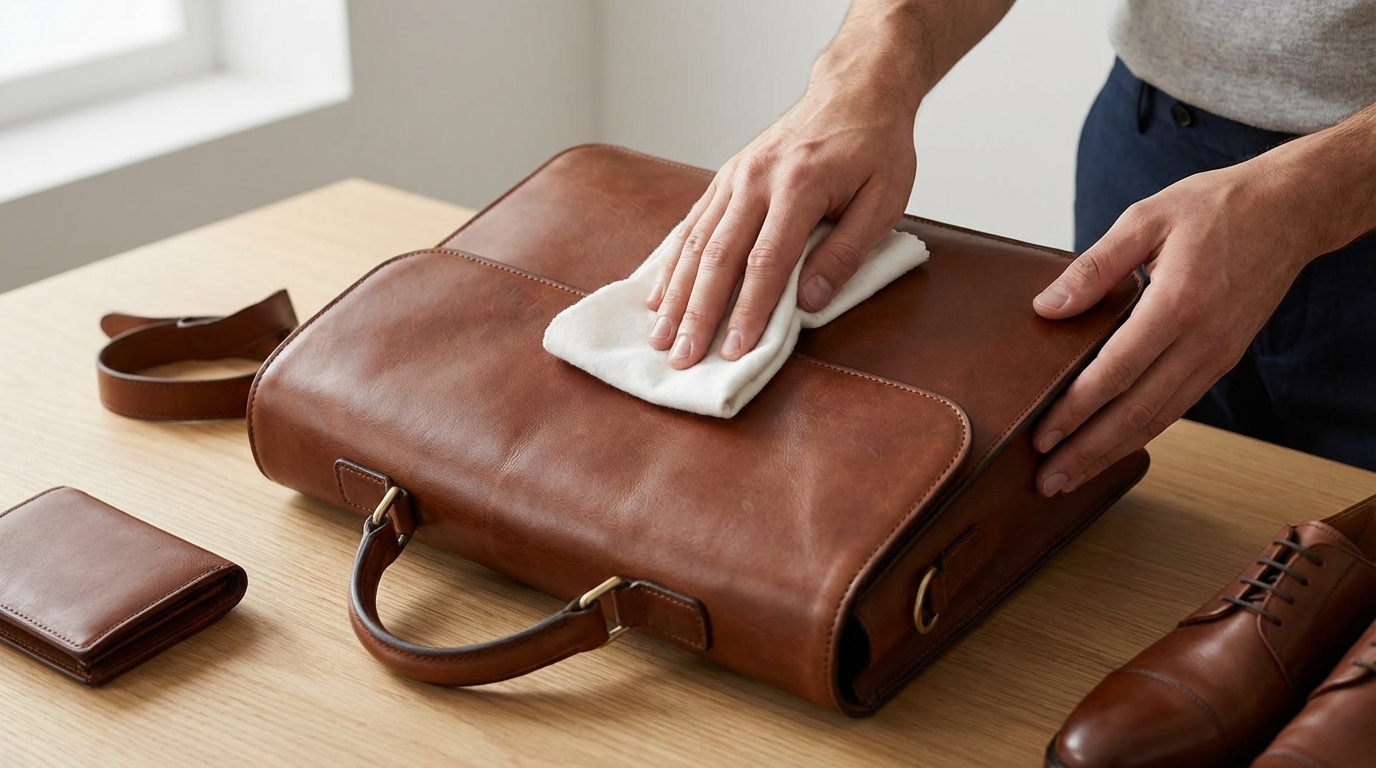 【結論】革製品の乾拭きは「綿の柔らかい布で使用後に軽く」が正解