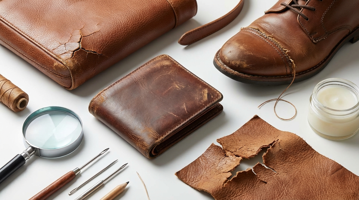 革製品が破れる5つの原因と見分け方