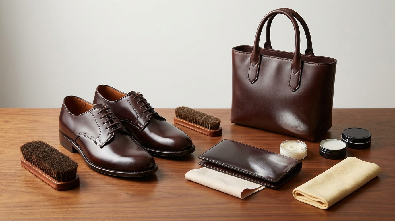 革製品別の鏡面磨き応用ガイド｜財布・バッグ・コードバン