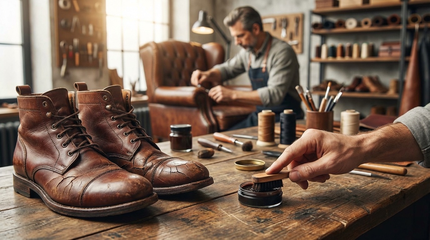 自分で直せない革製品のひび割れはプロに依頼しよう